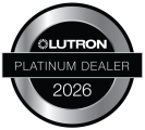 Lutron Platinum Dealer 2026 Badge